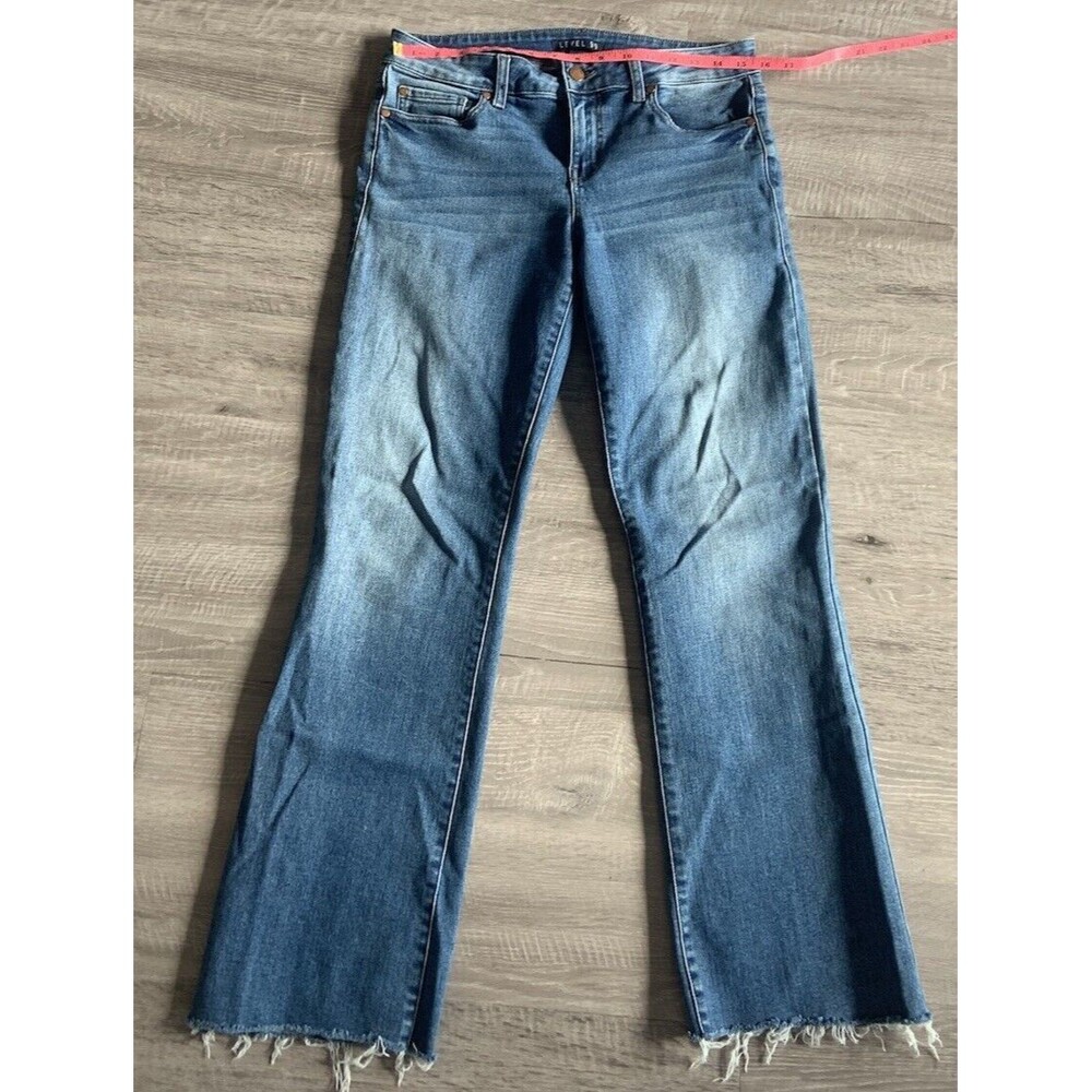 Level 99 Pants Womens Sz 30 Blue Denim Jean Innocent Bootcut Anthropology $120